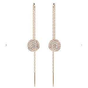 Swarovski Sublima drop earrings - rose gold tone. New in Box